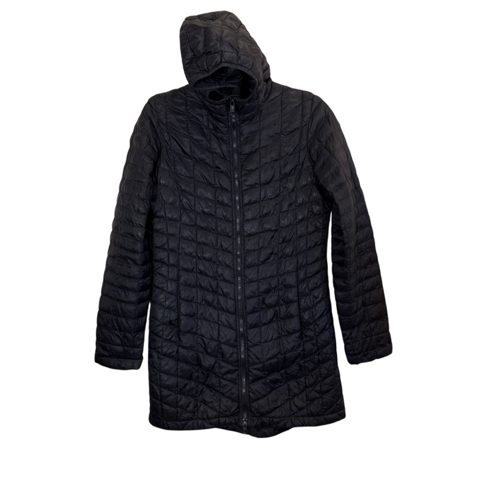 The North Face Women’s Gorpcore Black Lightweight Quilted Hooded Coat Sz S